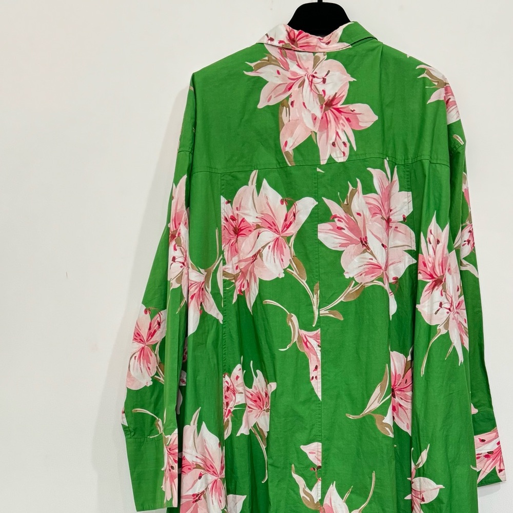 VALENTINO GARAVANI
Lilium print cotton dress in green size IT 42 - Picture 14 of 16